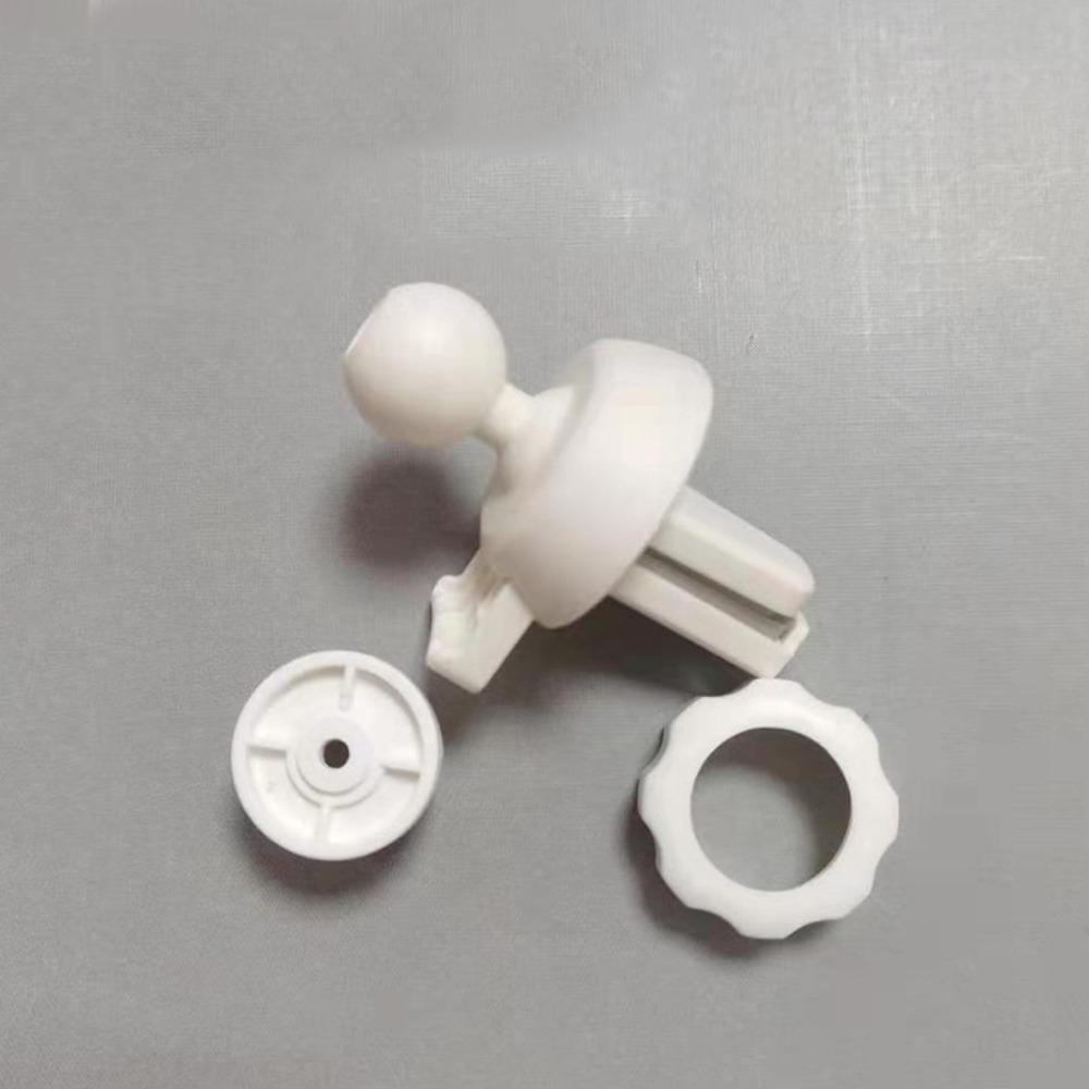 Agustinina Klip Penjepit Penahan Lubang Udara Bentuk Duckbill Nut Bracket Aksesoris Suction Cup Bracket Screw Base Air Outlet Kepala Bulat Barb Clip Phone Mount Screw