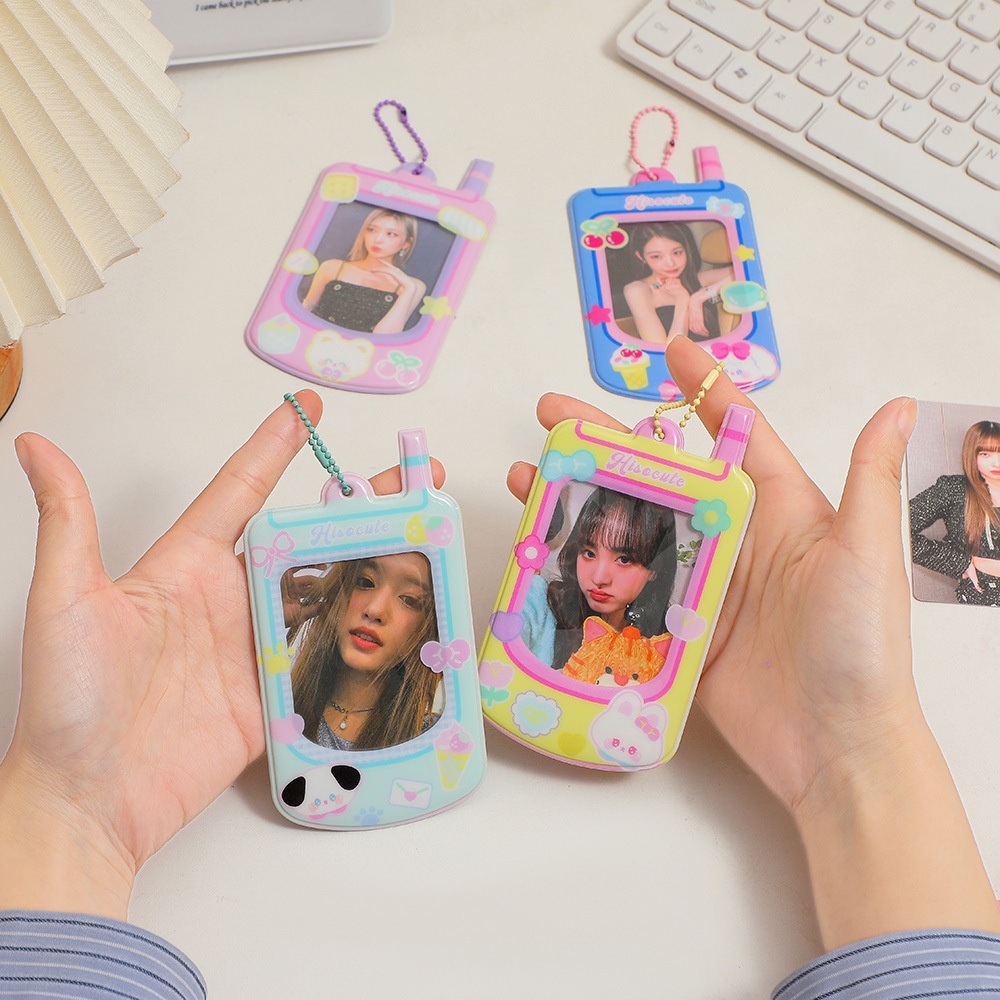 

[HARU] Mobile Phone series Card Holder PC Photocard Holder Cute KPOP Tempat Kartu ID Name Tag