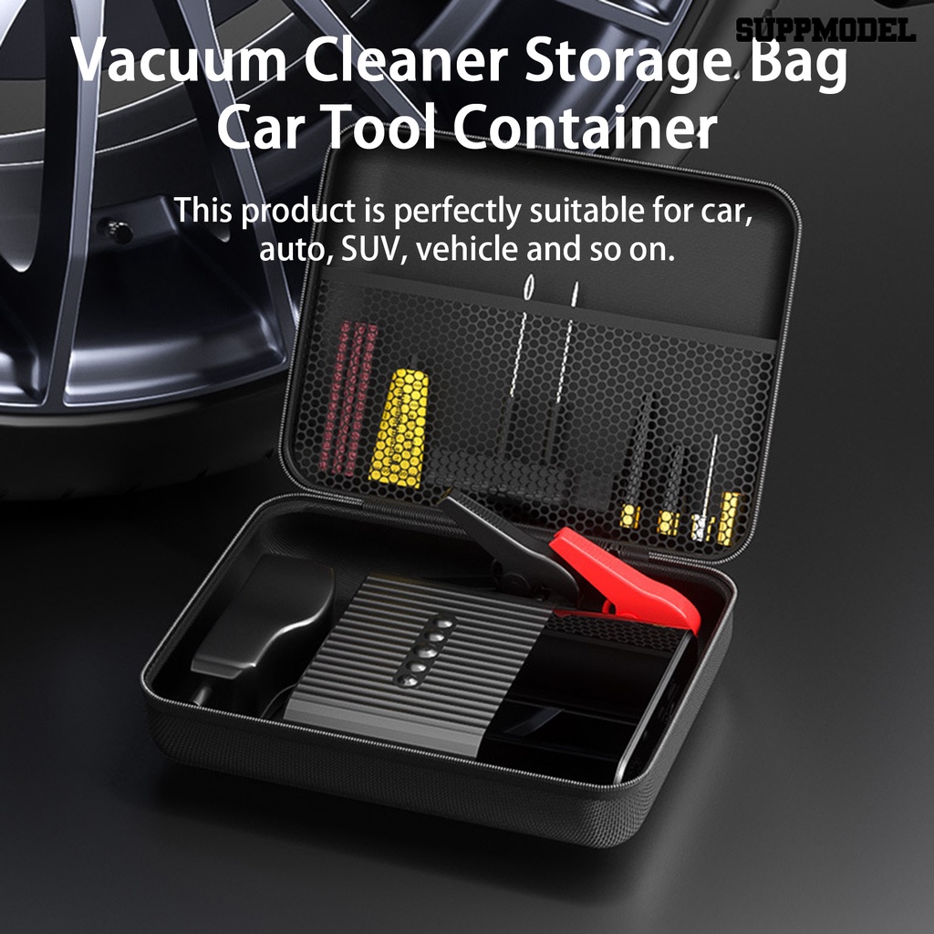 [SM Otomatis] Tas Penyimpanan Vacuum Cleaner Kapasitas Besar Tahan Air Lapisan Lembut Tahan Gores Penutup Resleting Alat Mobil Vacum Cleaner Air Pump Bag Storage Case Perlengkapan Mobil