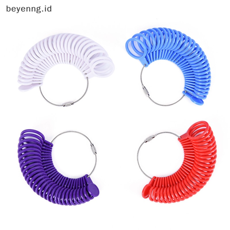 Beyen Measure Finger Sizer Ring Gauge Semua Ukuran UK A-Z Ukuran As 0-13 Plastik Cap ID