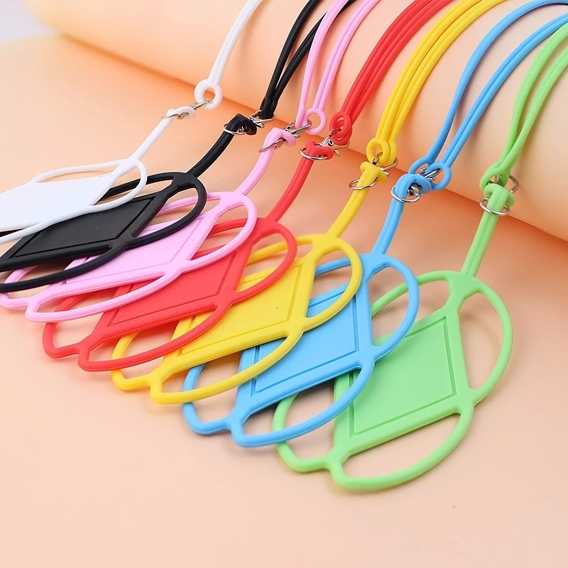 Untuk Ponsel Pintar Lanyard Tali Silikon Lanyard Ponsel Case Ponsel Lanyard Holder Case Cover Dengan Leher Tali Gantung Ponsel Lanyard