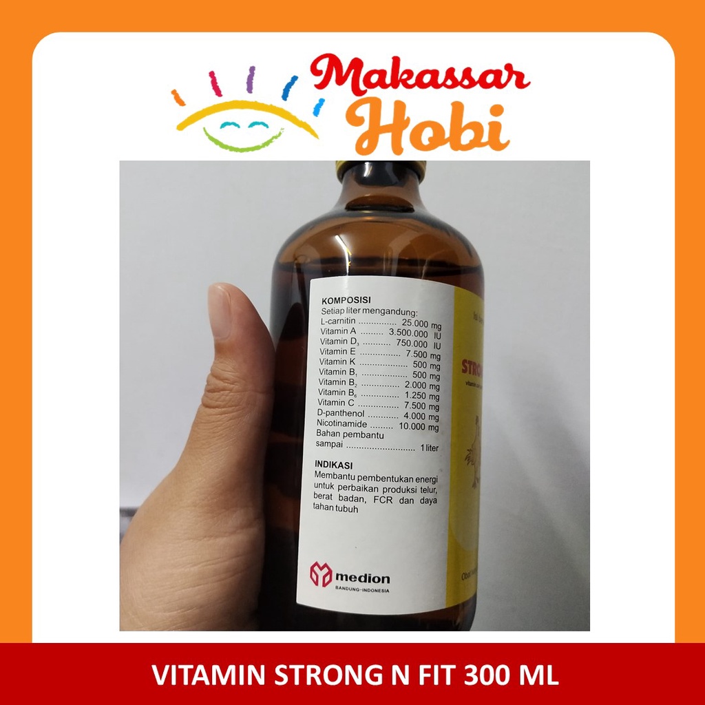 Strong n Fit 300 ml Vitamin Pemacu Produktivitas Produksi Telur Ayam