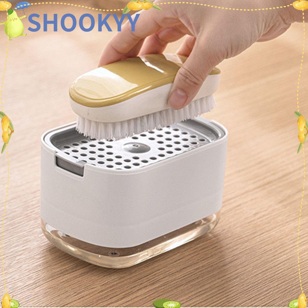 Chookyy Soap Pump Dispenser Portable Isi Detergen Kotak Cairan Pembersih Tekan Manual Double Layer