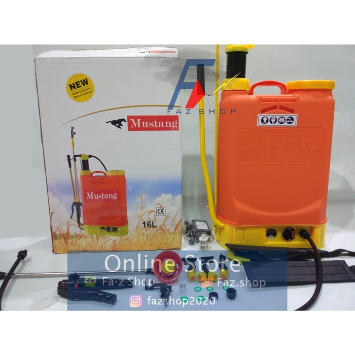 [CO] sprayer mustang elektrik manual 2in 1 / alat semprot hama vini / swan