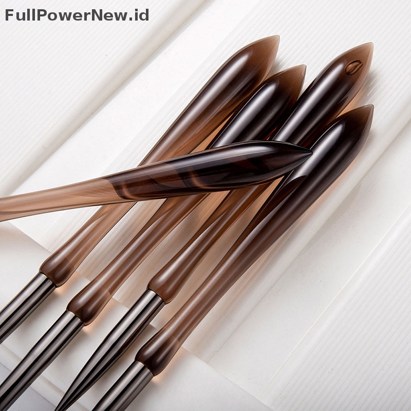 Power 1Pcs Nail Art Liner Brush Pen Pegangan Akrilik Salon Menggunakan Sikat Rambut Nylon ID