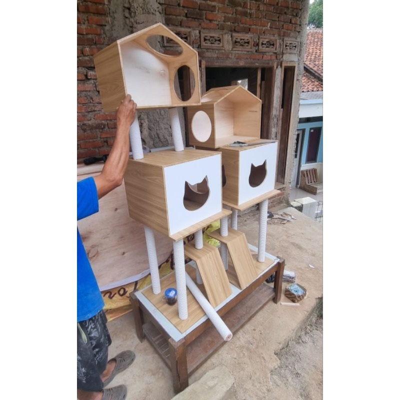 HidroAquatic - Cat Condo Playground Custom Kak Nuning