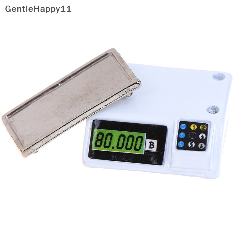 Gentlehappy1:12 Miniatur Rumah Boneka Skala Elektronik Bermain Aksesoris Rumah Boneka id Mainan