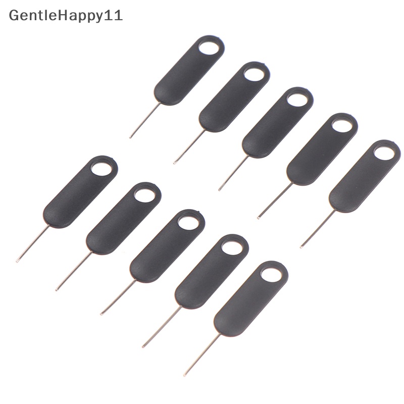 Gentlehappy 10pcs Universal Sim Card Tray Pin Ejecg Pembuka Pelepas Ejector  Id