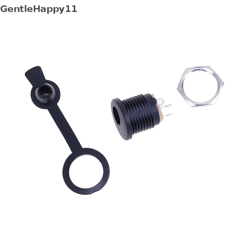 Gentlehappy Waterproof 5.5 x2.1mm/5.5 * 2.5mm DC socket power jack plug female mount Konektor id