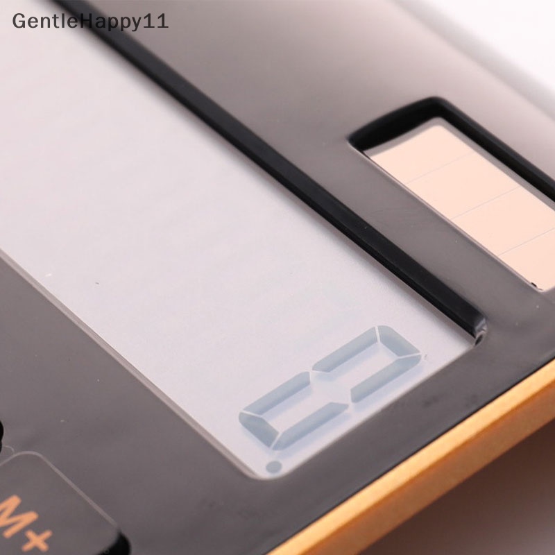 Gentlehappy Desktop Calculator Dual Power Handheld Desktop Calculator Dengan Layar LCD Besar id