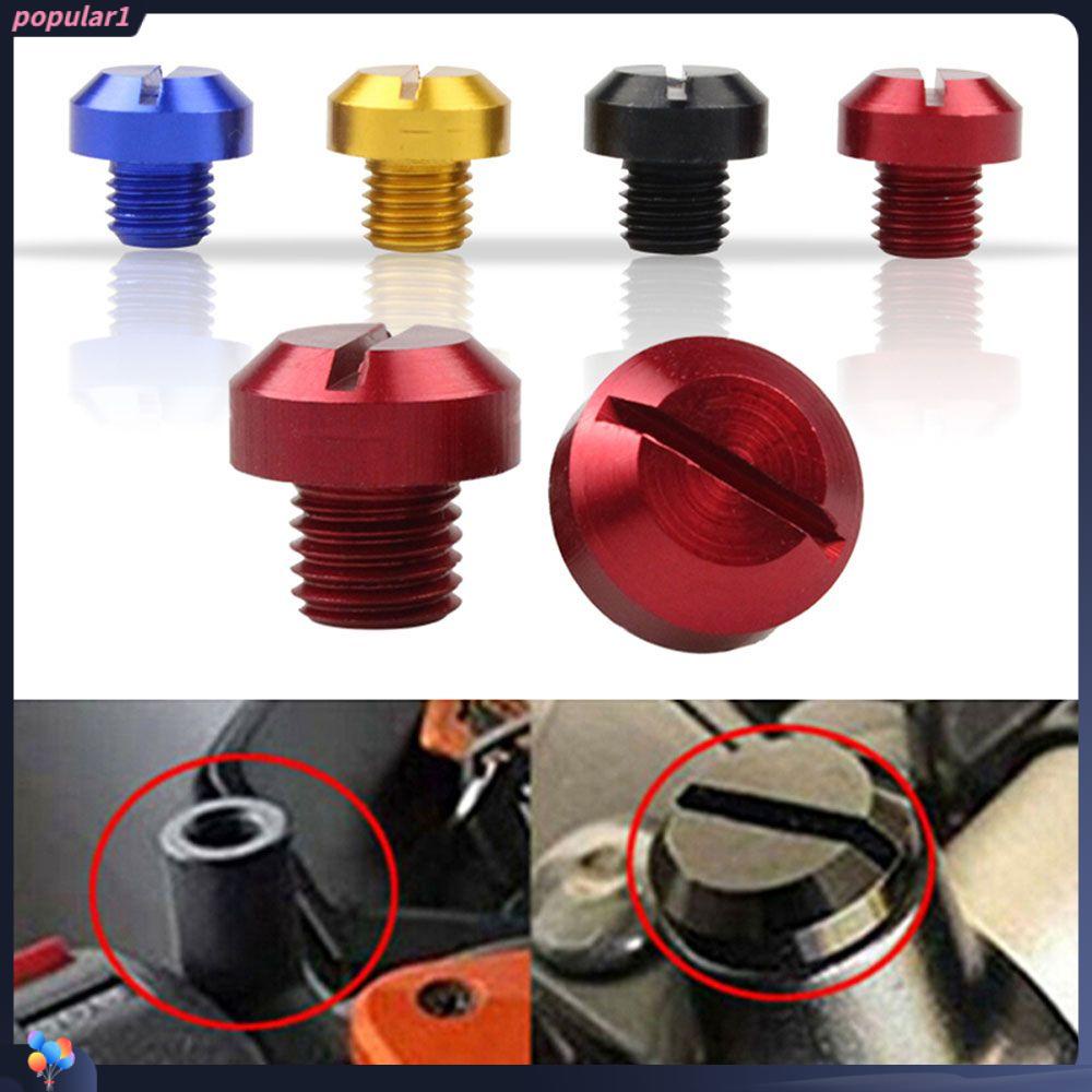 Populer 4Pcs Mirror Screw Aksesoris CNC Sekrup Colokan Lubang Anti Karat