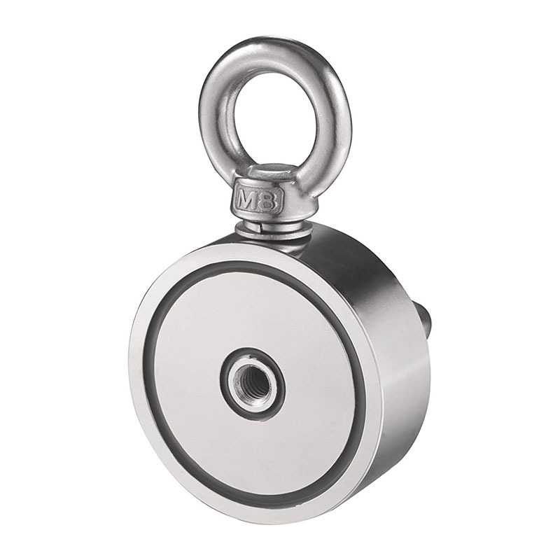 Xhigh Magnet Gantungan Double Round Hook Strong Neodymium 48 mm - D48