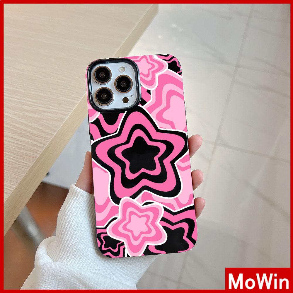 For iPhone 14 Pro Max iPhone Case Black Glossy TPU Soft Case Shockproof Protection Camera Cute Cartoon Star Compatible with iPhone 13 Pro max 12 Pro Max 11 xr xs max 7Plus 8Plus