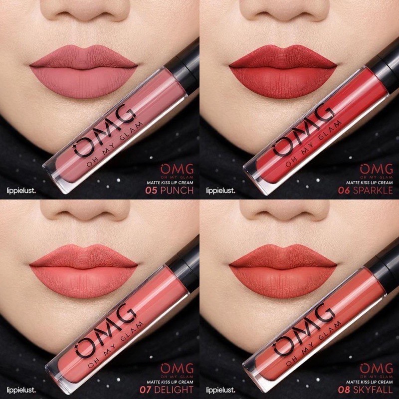 𝐑𝐀𝐃𝐘𝐒𝐀 - OMG Oh My Glam Matte Kiss Lip Cream 3,5gr