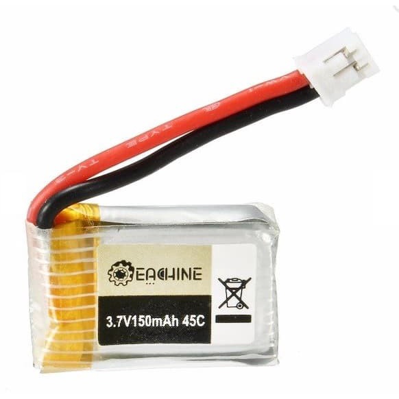 Eachine lipo battery 3.7v 150mah 45C e010 e011 h36 bwhoop soket 2.0