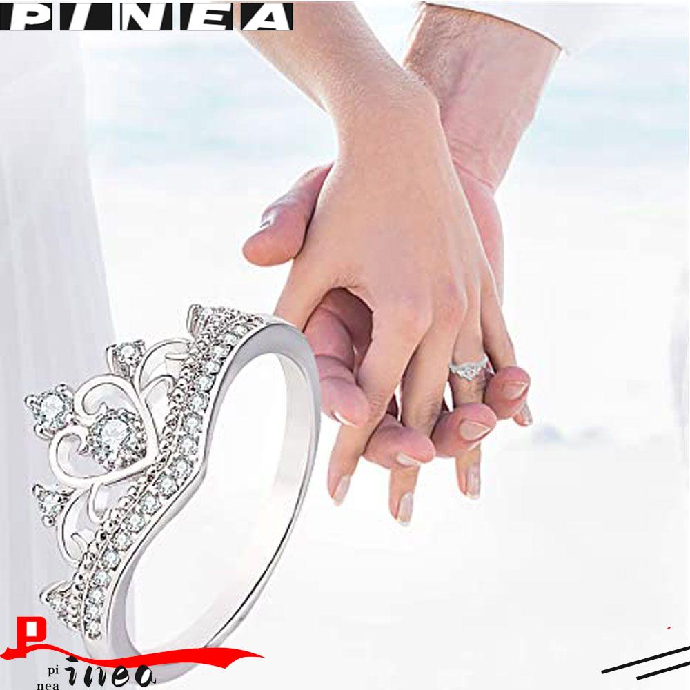 Cincin Nanas Wanita Fashion Alloy Perak