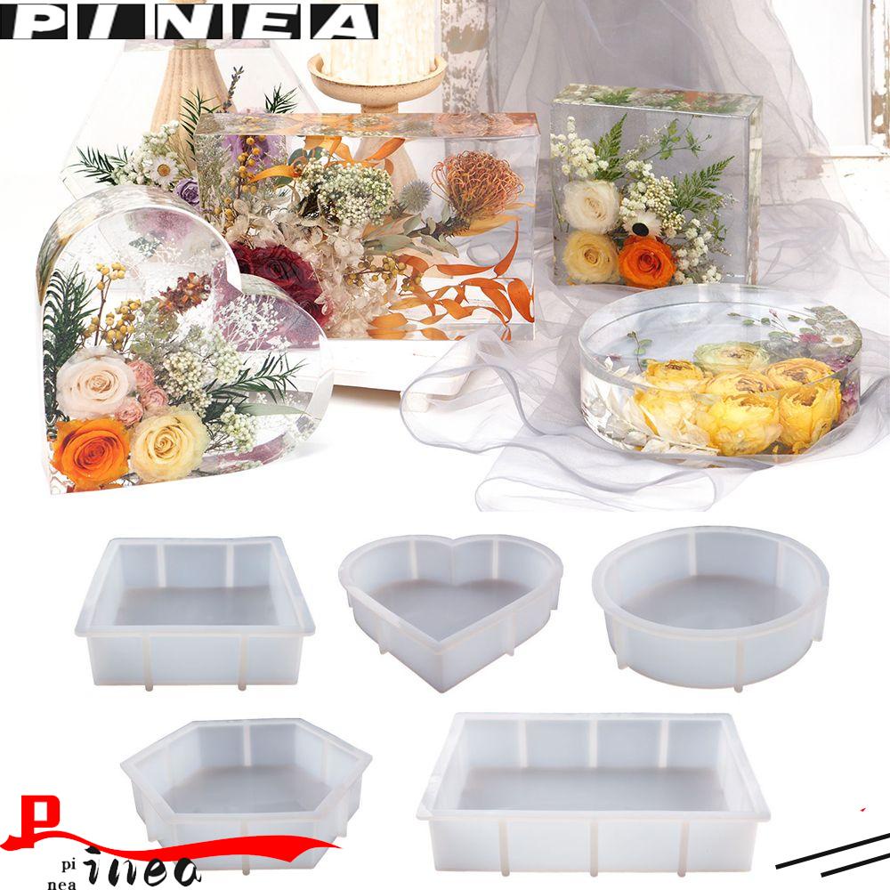 Cetakan Epoxy Resin Nanas Dekorasi Rumah DIY Kerajinan Tangan Mainan Geometri Spesimen