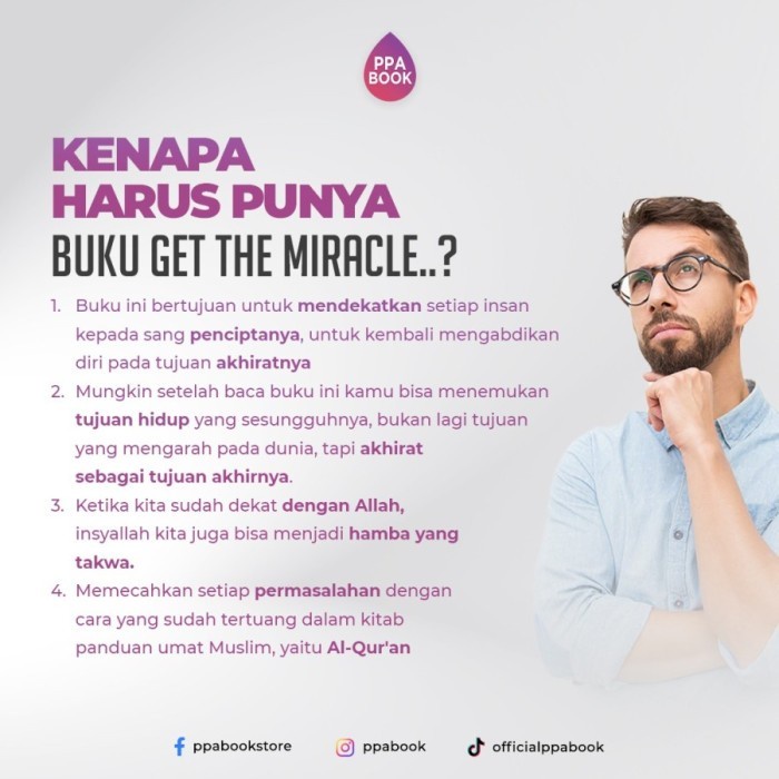 Buku Get The Miracle - PPA Book Institute