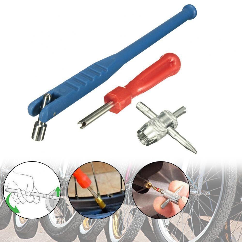 TOP Kunci Pembuka Batang Klep Ban Bahan Plastik Metal Mobil Motor Remover Wrench