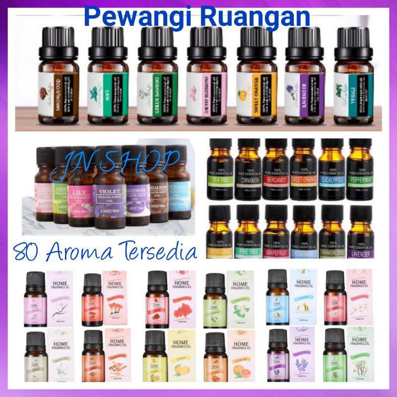 Essential Oil Aromatherapy Diffuser Pengharum Ruangan Fragrance Pewangi  Aroma Ruang Humidifier Minyak Wangi Reed Uap