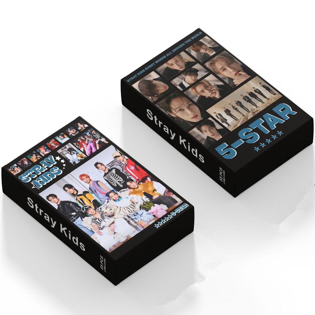55pcs/box Album STRAY KIDS 5-STAR Photocards Kartu Lomo Straykids Kpop Postcards