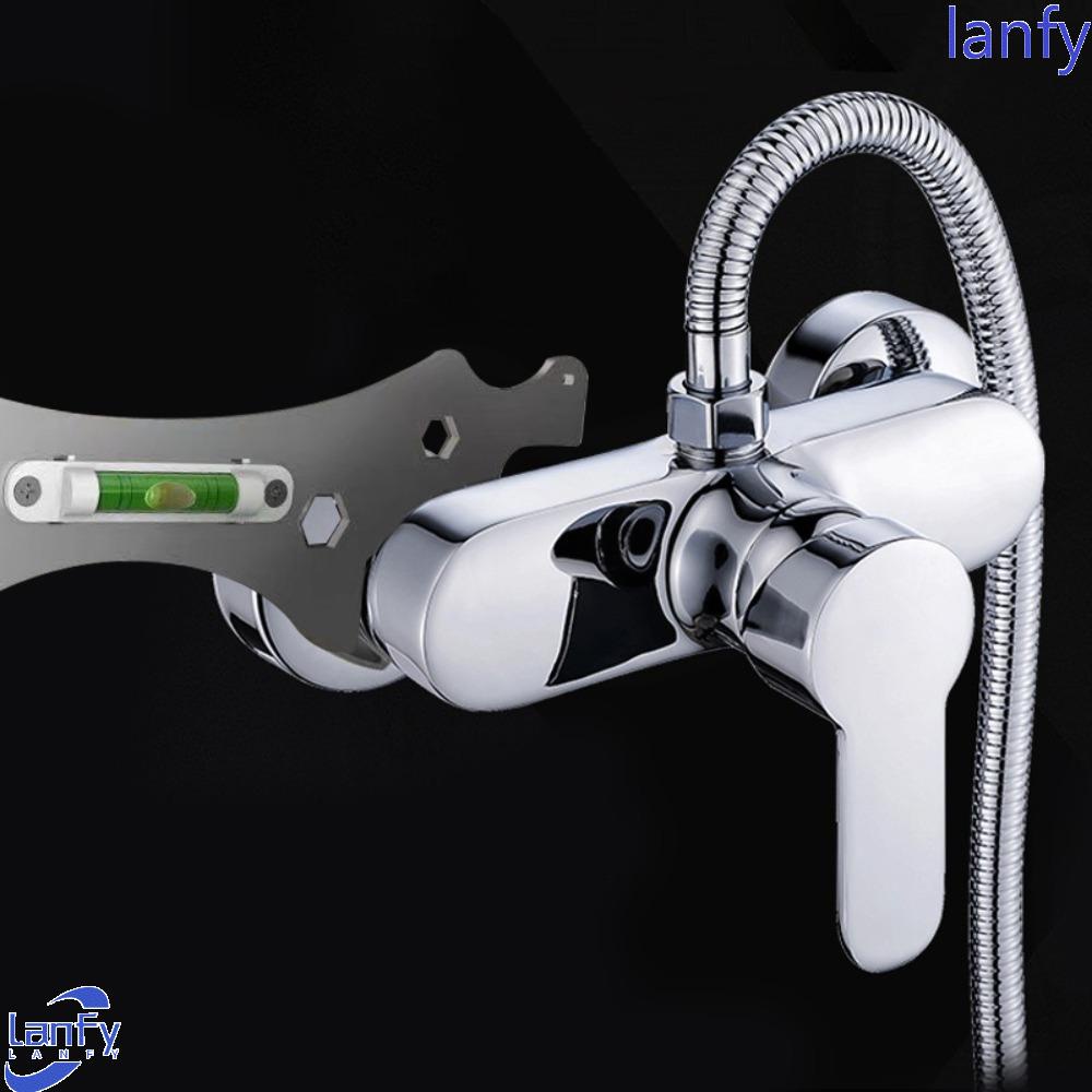 Lanfy Alat Ukur Jarak Kunci Pas Universal 1Pcs Penghilang Ringan Buka Ujung Dual Headed Distance Measuring Tool