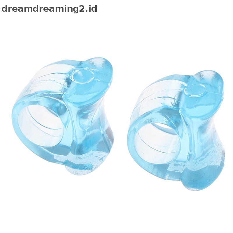 (drea) 2pcs Silicone Gel Toe Spacer Separator Perata Spreader Bunion Pereda Nyeri//