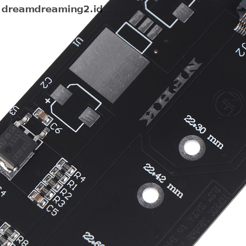 (drea) B+m Kunci sata m.2 ngff ssd Ke sata 3naik m.2 Ke sata adapter Kartu Ekspanding//