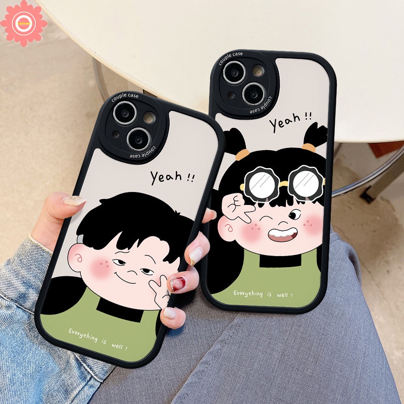 Pasangan Kartun Lucu Cowok Cewek Casing Untuk Infinix Smart5 6 Hot 10T 11 10 Lite 10s 11s Hot 10 10s 11 10T 11s 9main Infinix Note8 Lucu Lembut Silicon Case Lovers Cover