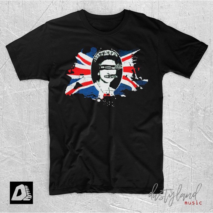 Kaos Band SEX PISTOLS - GOD SAVE THE QUEEN FLAG