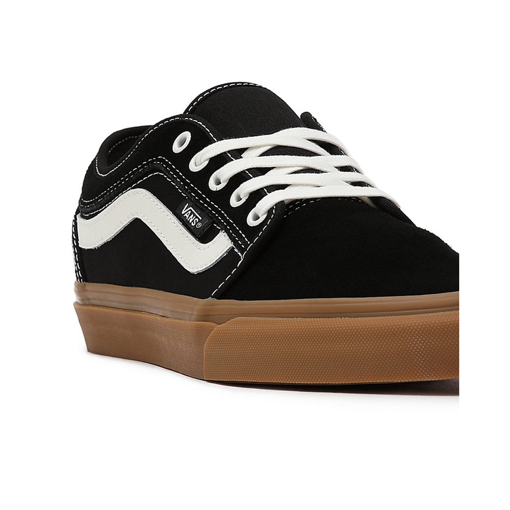 SEPATU VANS OFF THE WALL | CHUKKA LOW SIDESTRIPE BLACK GUM