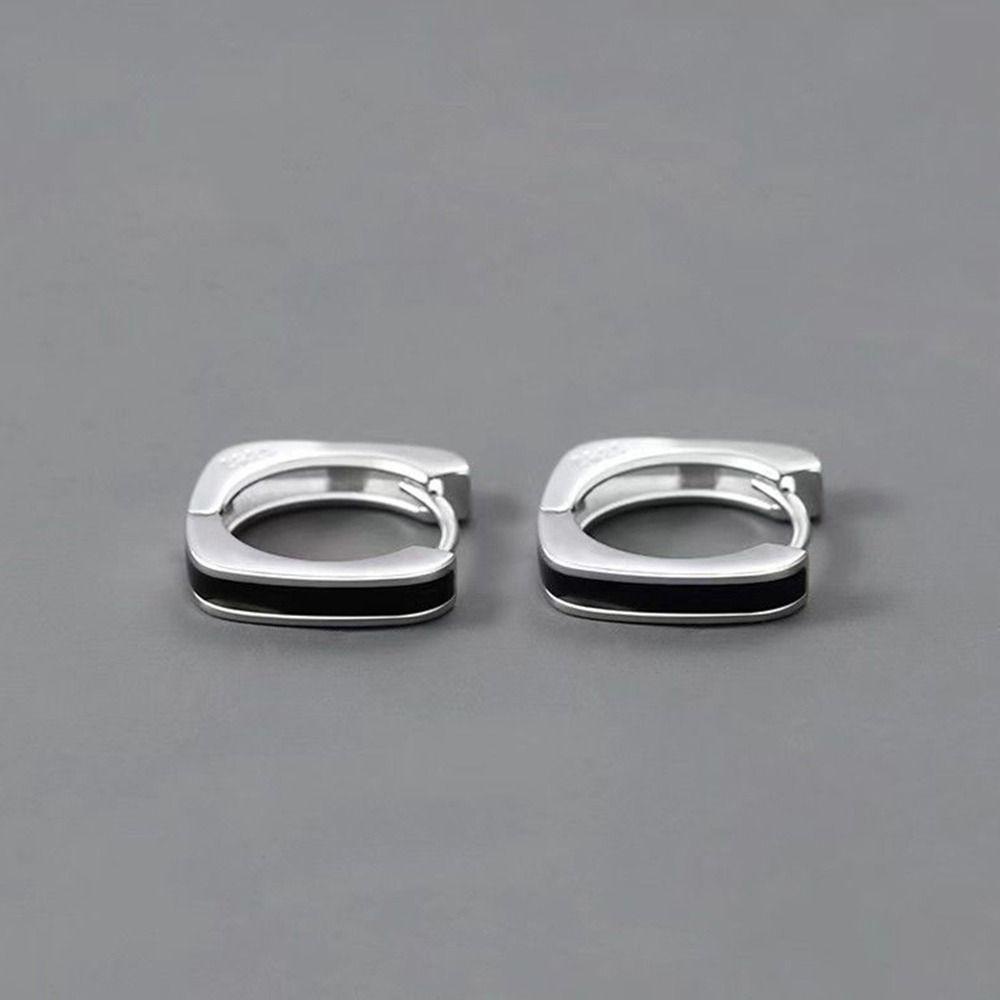 Mxbeauty Pria Hoop Earrings Kepribadian Halus Fashion Perhiasan Hip Pop Niche Desain U Shape Cooper Gaya Korea Earrings