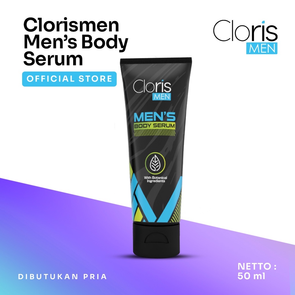 Clorismen Men's Body Serum - Body Serum Pria Untuk Meratakan Kulit Kusam, Belang dan Melindungi dari Sinar Matahari