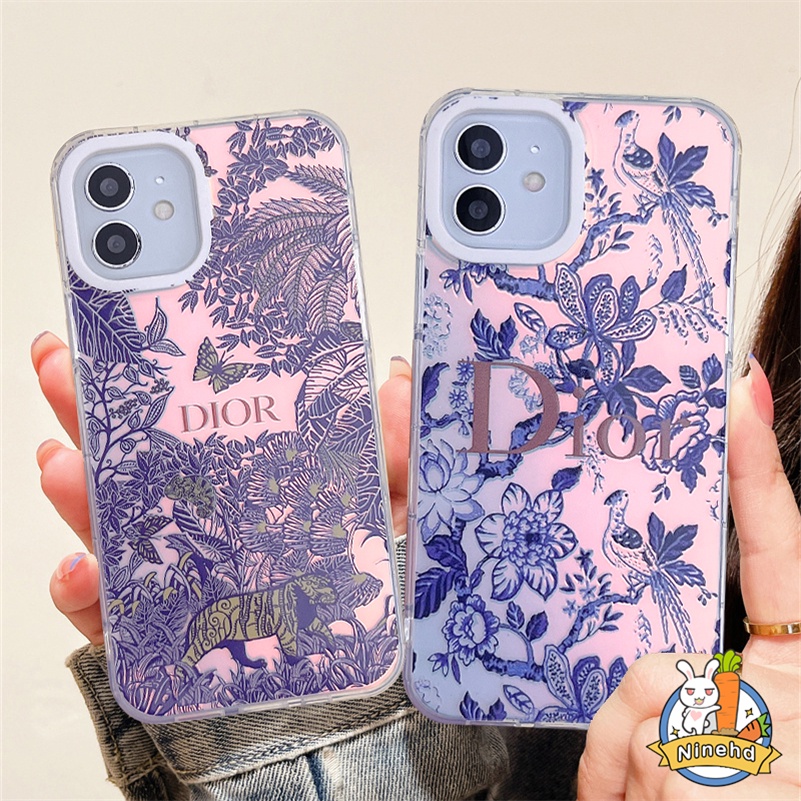 IPHONE Casing Kompatibel Untuk Iphone14 13 12 11 Pro Max X Xr Xs Max8 7 Plus SE 2020 Eropa Amerika Merek Mewah Tren Casing Ponsel Bening Shockproof Silikon Soft Cases Cover Pelindung