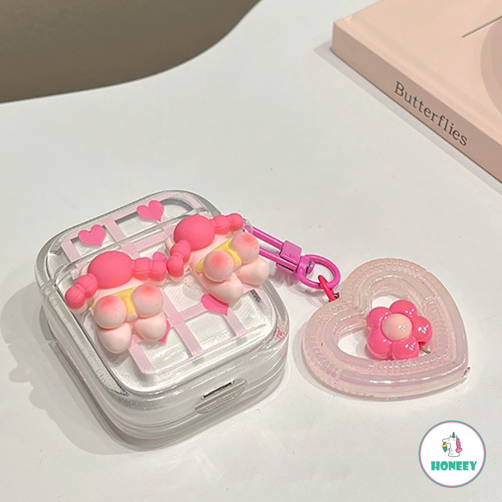 3d Lucu Pantat Gadis Silikon Lembut Headphone Case Untuk Apple Airpods 1 2 3 Pro 1 2 Nirkabel Bluetooth Charging Box