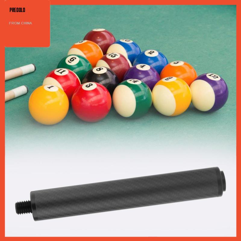 [Predolo] Pool Cue Extension Billiard Supplies Plug Belakang Dengan Bumper Pool Cue Extender