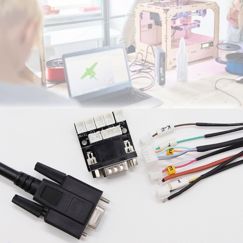 Cre 3D Printer Extrusion Nozzle Kontrol Suhu Pemanas Dengan Motherboard Transmisi Kabel Sinyal VGA Untuk Printe 3D