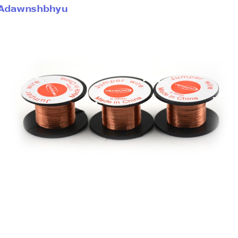 Kawat Magnet Adhyu 3roll AWG Gauge Enameled Copper Coil Winding 0.1mm ID