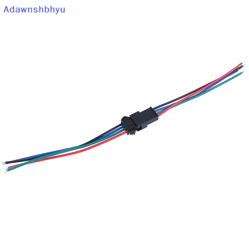 Adhyu 5pasang SM 2Pin 3Pin 4Pin Male Dan Female Konektor Kawat LED Strip 20cm ID