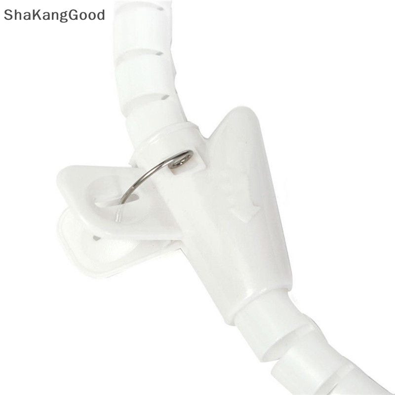 Skid 1m 10/25mm Kabel Spiral Wrap Tidy Cord Wire Banding Loom Storage Organizer Alat Flexible Reusable Spiral Tube Cable Organizer Kawat Bungkus Pelindung Kabel Kawat Pipa Penyimpanan Spir