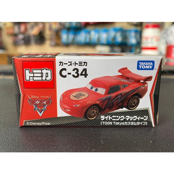 Tomica Disney Pixar Cars C34 Lightning Mcqueen Toon Tokyo