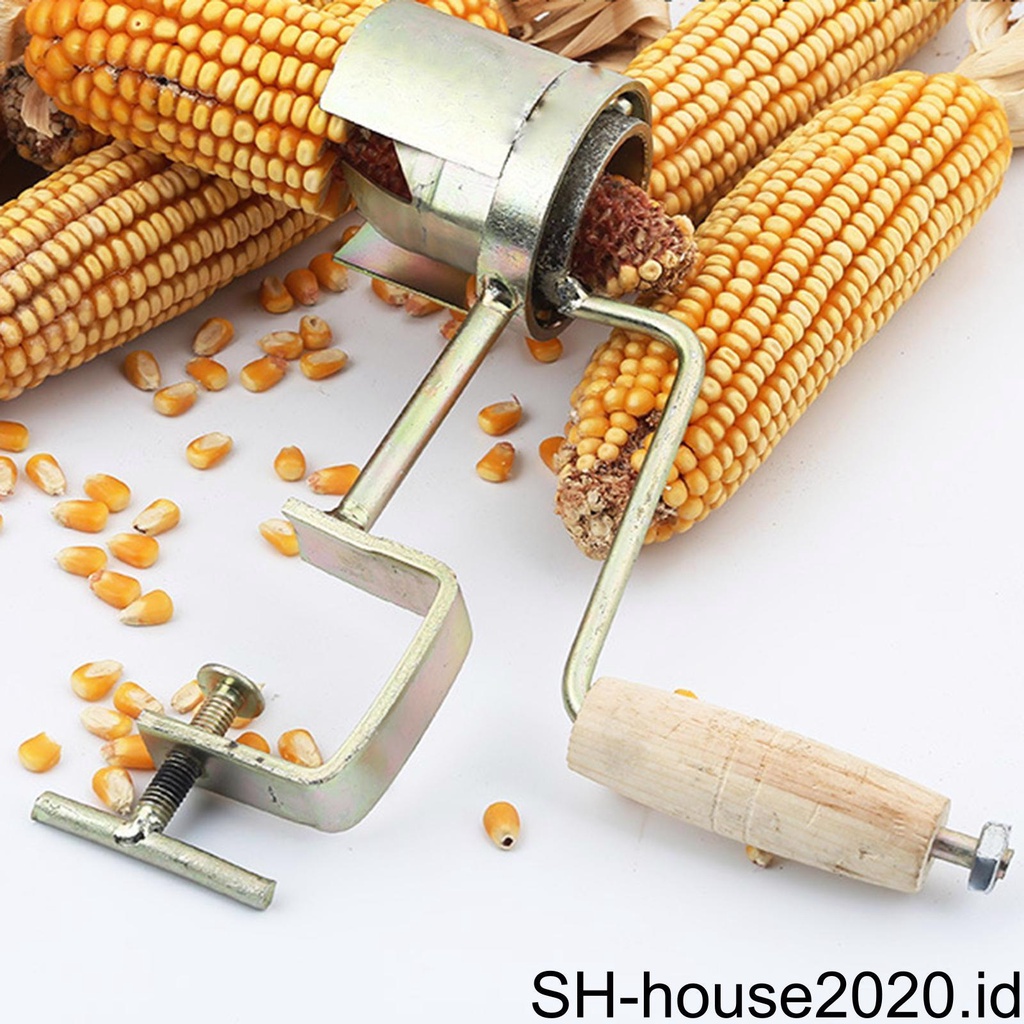 Manual Hand Engkol Perontok Jagung Corn Peeler Pemipil Dapur Gadget Planer