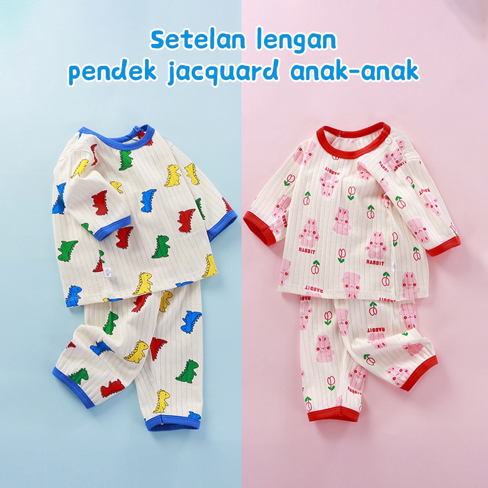 Mumystation Piyama Anak Import Setelan Baju Tidur Motif Bahan Piyama Set Piyama Anak  Bahan Katun Lembut Nyaman Dipakai