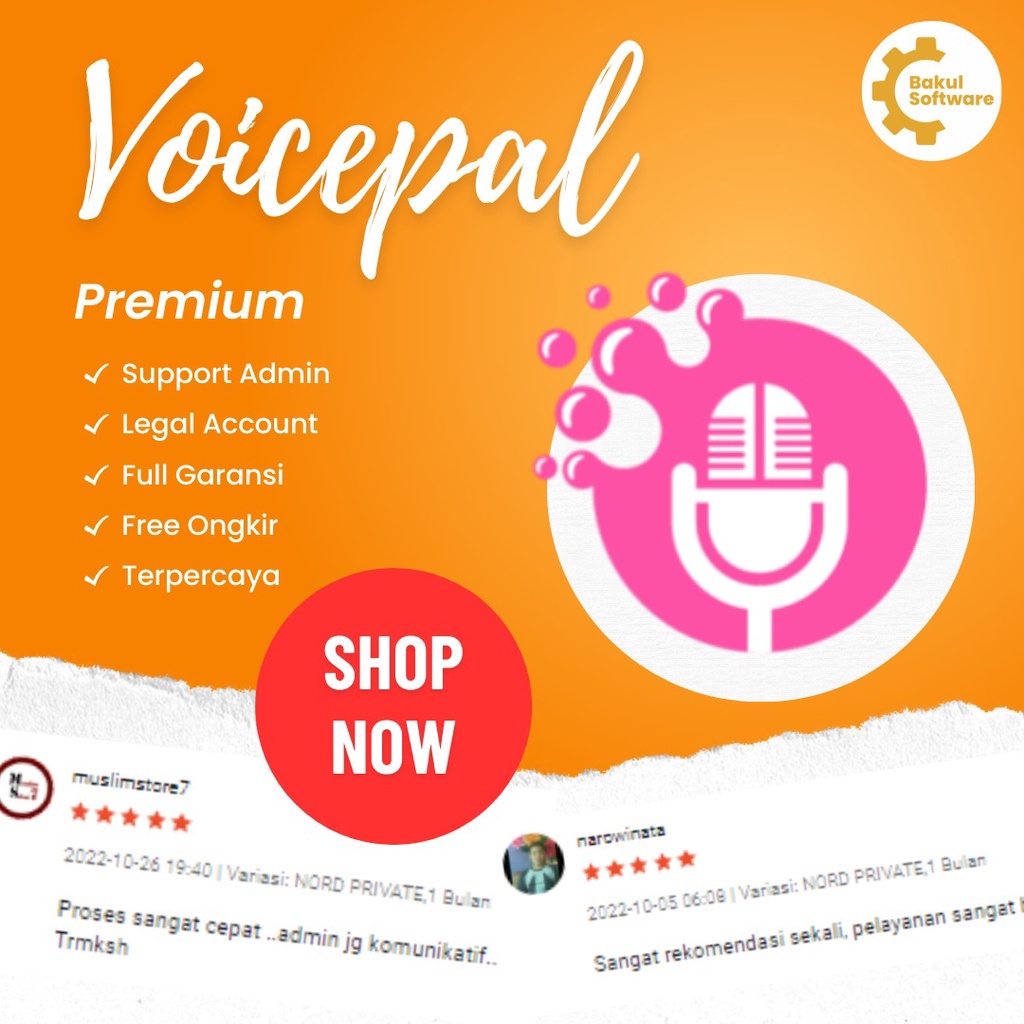 VoicePal Pro Unlimited Tools Text To Speech (merubah text menjadi suara)Bergaransi