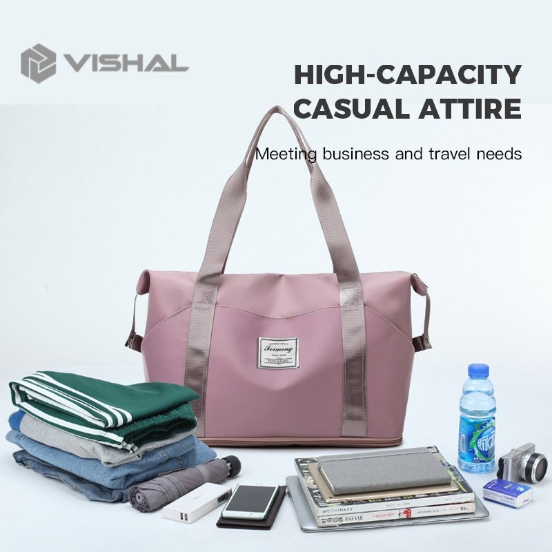 VISHAL TAS TRAVEL BESAR ANTI AIR / PORTABLE GYM BAG / TAS FITNESS / TAS HAND CARRY VS-126