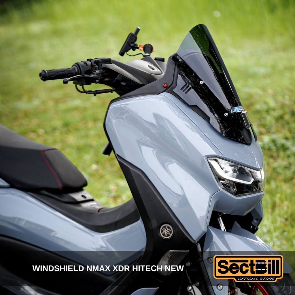 Dunia Variasi - Windshiled / Visor / Winsil / Winshiled / Motor / Aksesoris / Aksesoris Motor / Windshiled Sectbill / Visor Sectbill / Winsil Sectbill - Type Nmax XDR NEW Hitech - Merk Sectbill / Setbil / Sectbil (Warna Clear Dan Smoke)