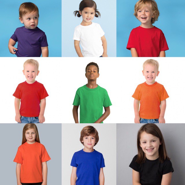 Plazababyku KAOS POLOS ANAK katun untuk Bayi dan Anak - Bahan Katun combed 1-4 TAHUN