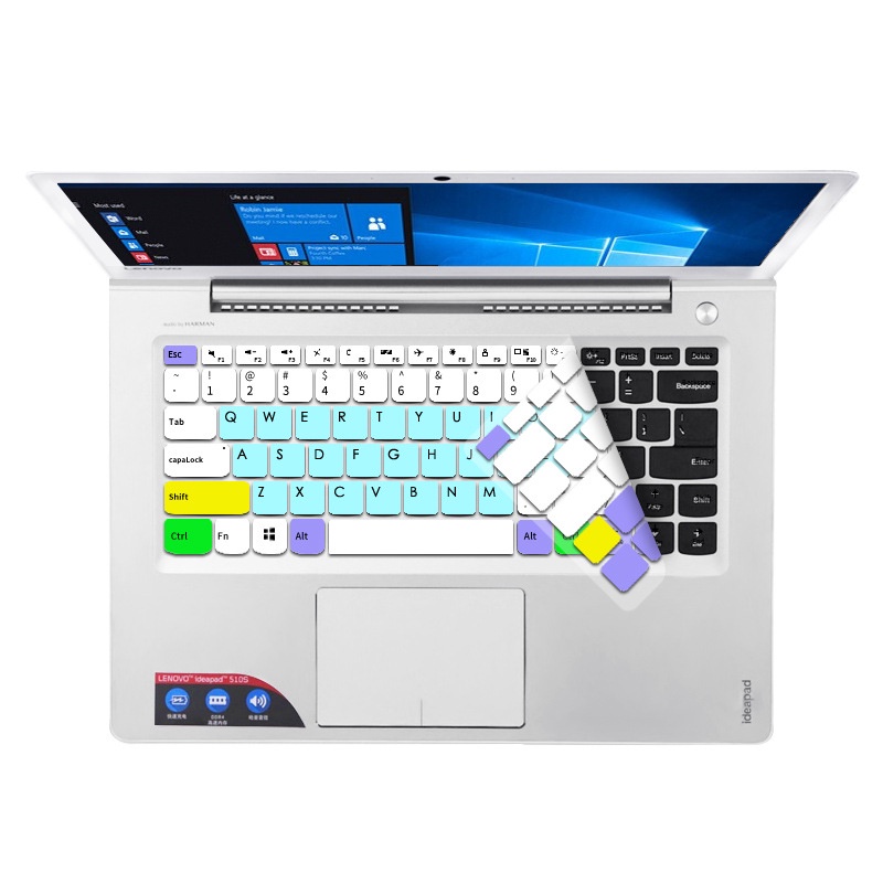 Cover Keyboard Silicon Untuk Lenovo IdeaPad 510S 310S-14 Yoga 710-14 Yoga510Film Pelindung Keyboard