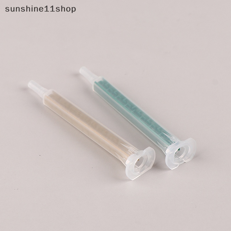 Sho 50pcs Mixer Statis Epoxy AB Lem Mixing Nozzle 83mm Mixing Tube Untuk PFM6-16 N