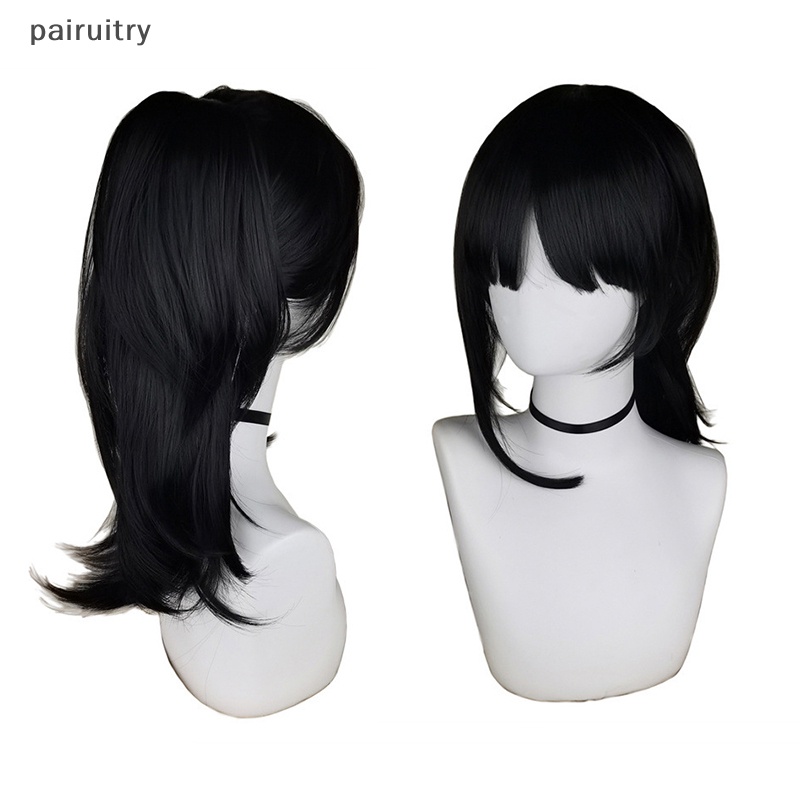 Prt 1Pc Suzume No Tojimari Suzume Cosplay Wig 60cm Wig Hitam Cosplay Anime Rambut Palsu PRT